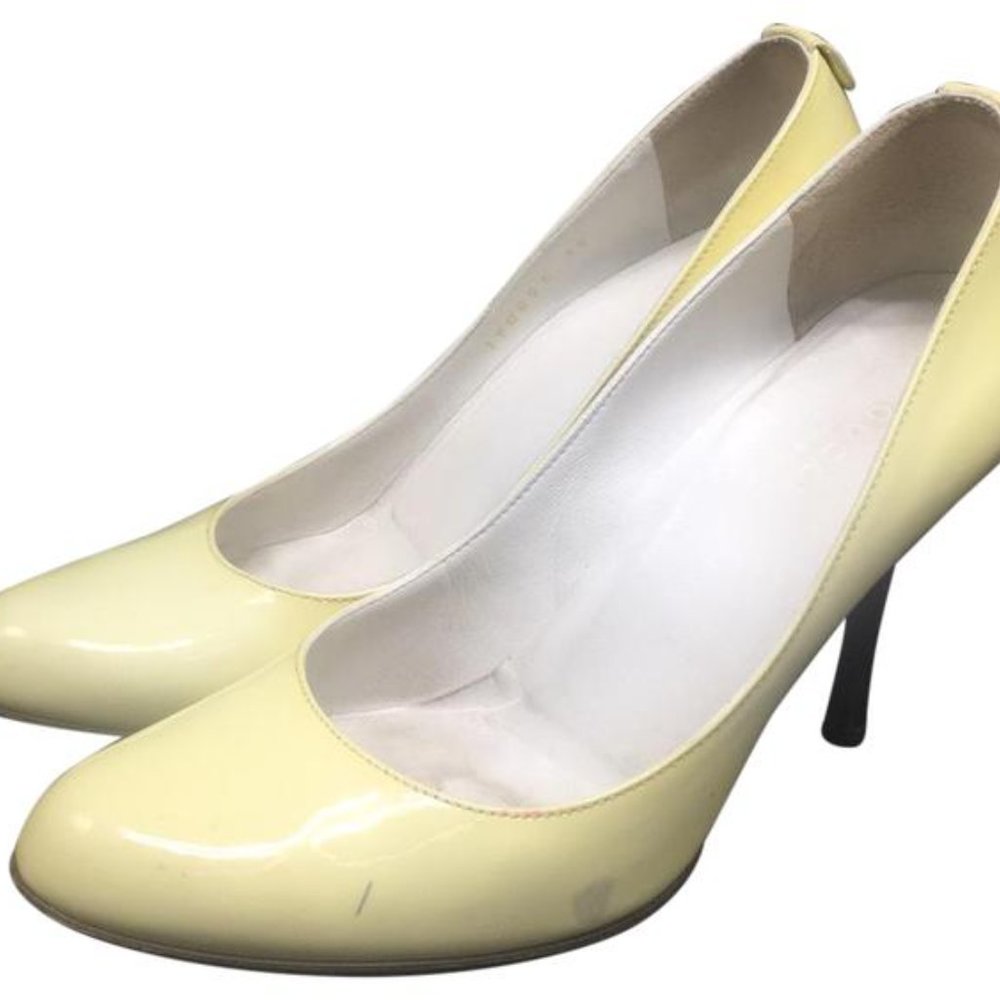 Gucci Yellow Patent Leather Pumps - Picture 4 of 12